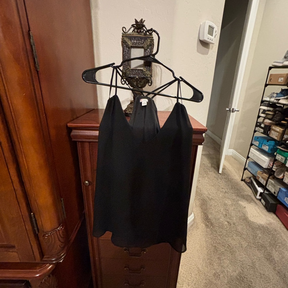 Guess Black Spaghetti Strap Cami